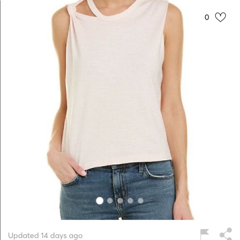Current Elliott crystal Pink the sonic tank top
